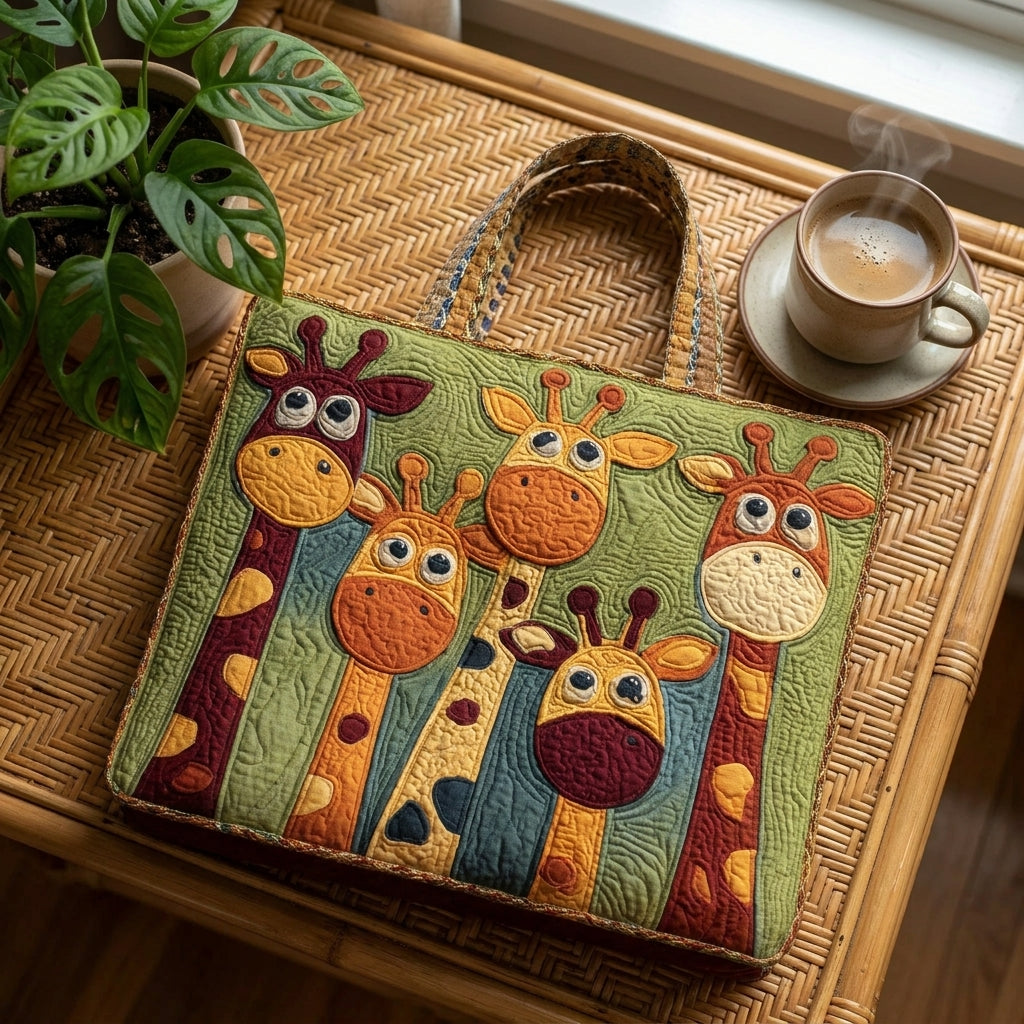Giraffe Artisan Quilted Bag