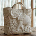 Elephant Artisan Quilted Bag