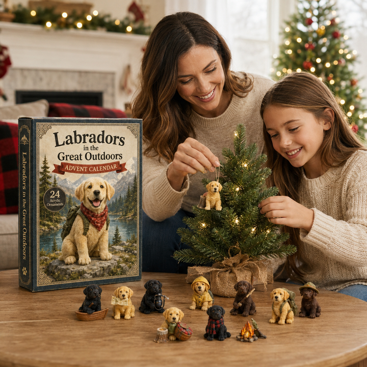 Labrador with Backpack Mountain & Forest Advent Calendar 2026
