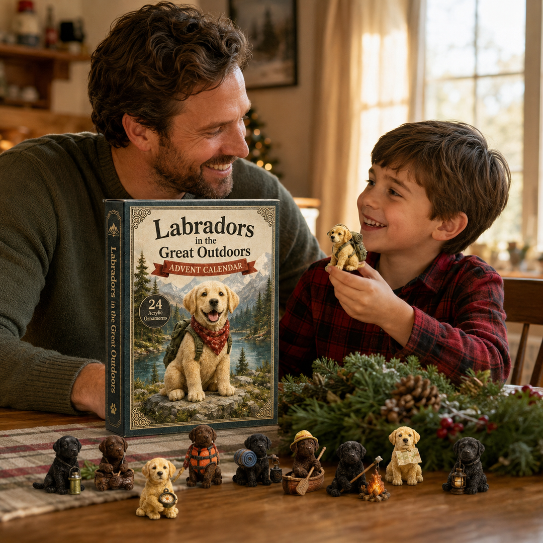 Labrador with Backpack Mountain & Forest Advent Calendar 2026