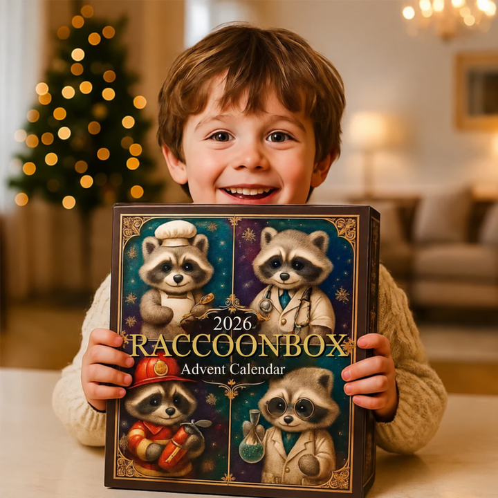 RaccoonBox™ Advent Calendar – Adorable Raccoons