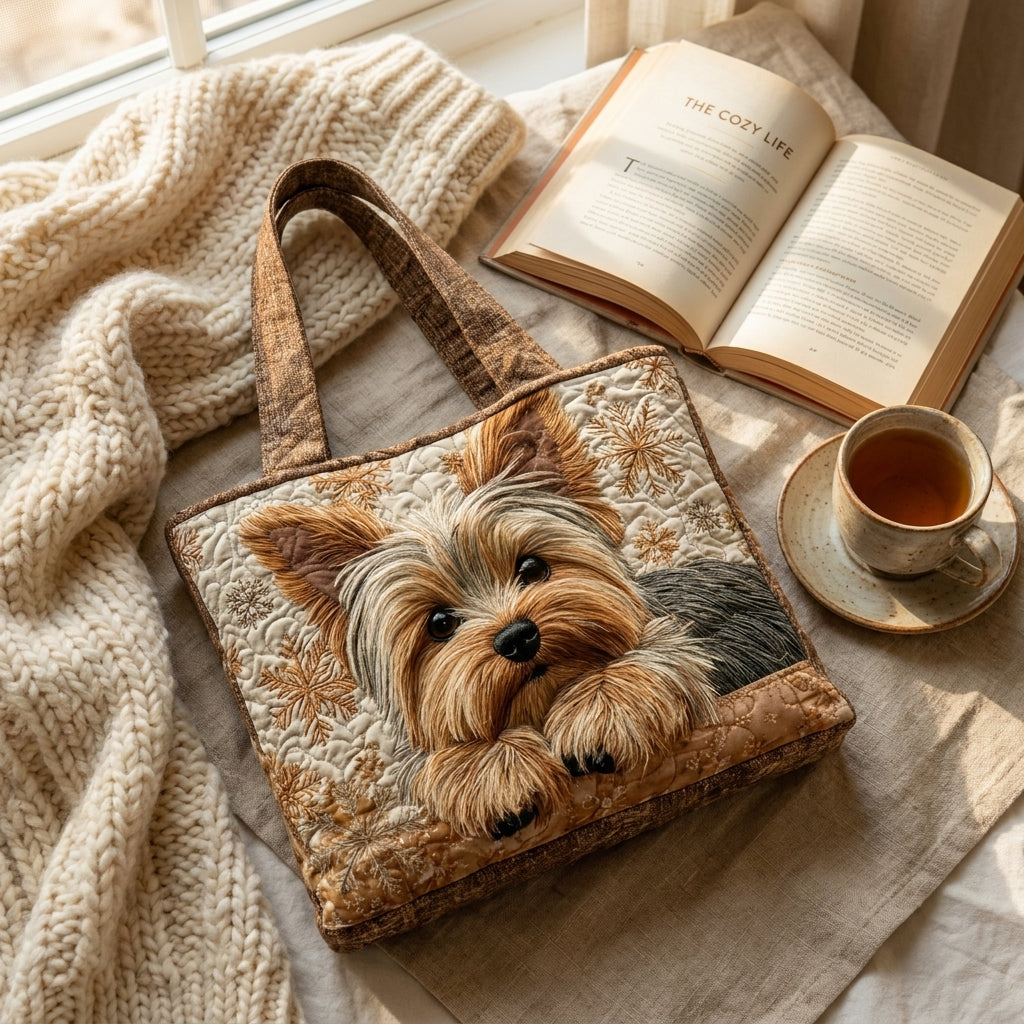 Adorable Yorkshire Artisan Quilted Bag