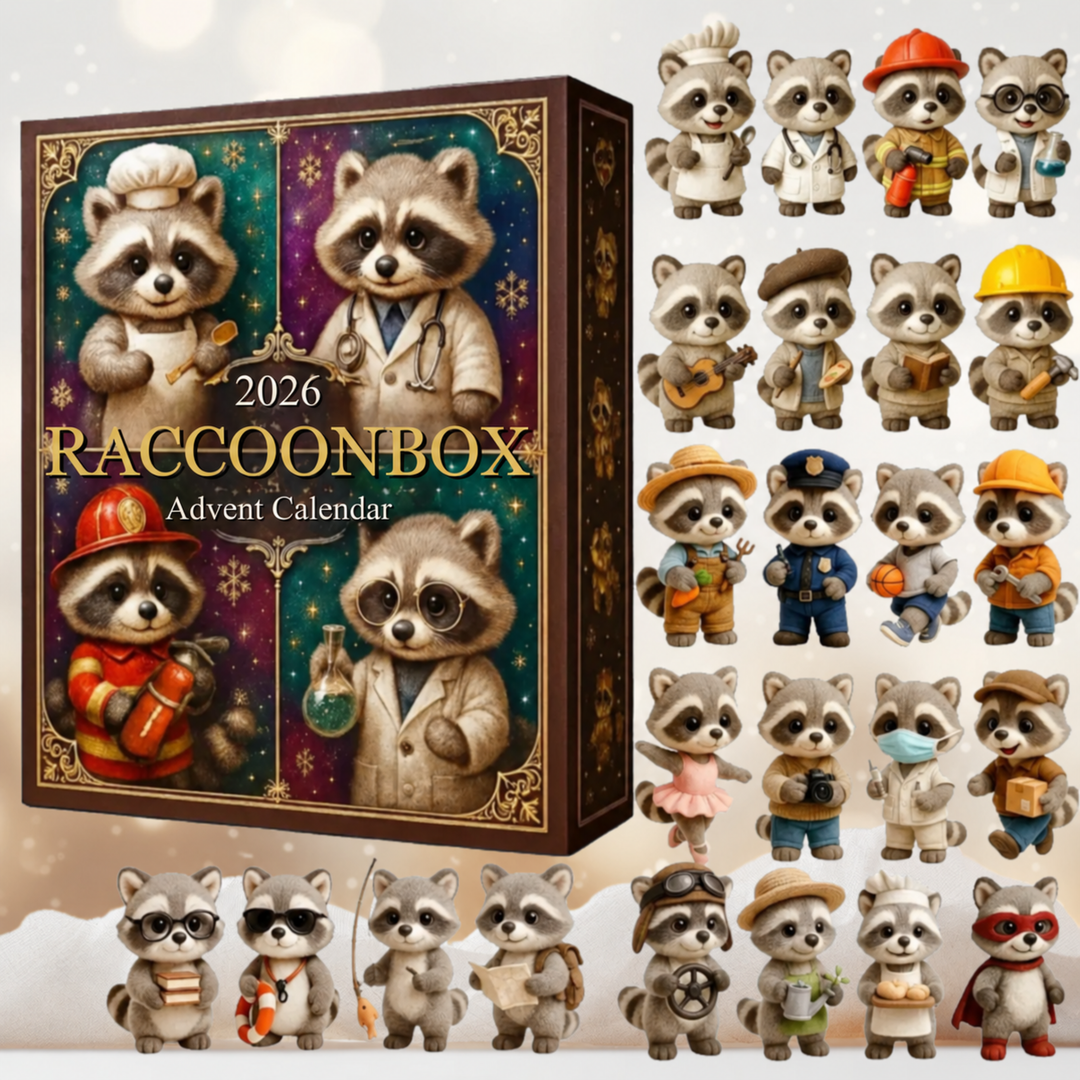 RaccoonBox™ Advent Calendar – Adorable Raccoons