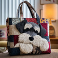 Schnauzer Artisan Quilted Bag
