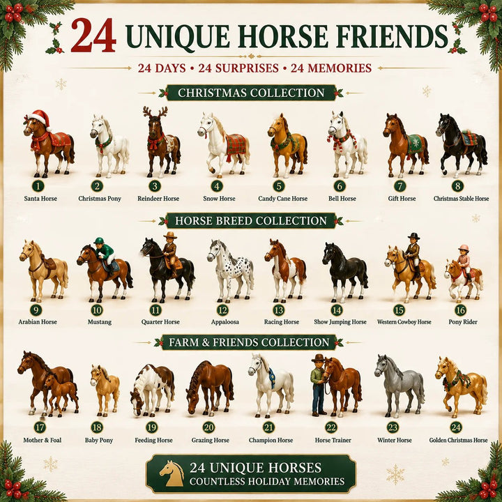 Christmas Horses Advent Calendar