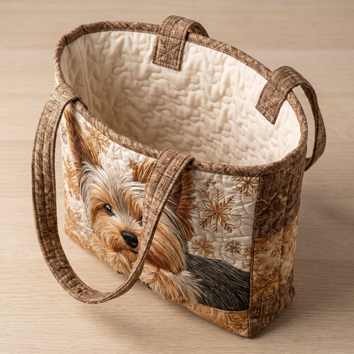 Adorable Yorkshire Artisan Quilted Bag