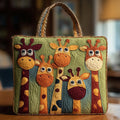 Giraffe Artisan Quilted Bag