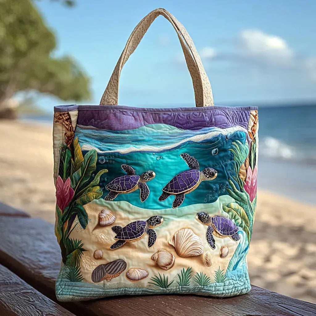 Spirit of the Lagoon Artisan Quilted Bag