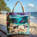 Spirit of the Lagoon Artisan Quilted Bag
