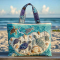 Turtle Love Artisan Quilted Bag