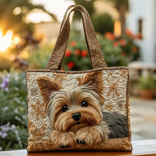 Adorable Yorkshire Artisan Quilted Bag