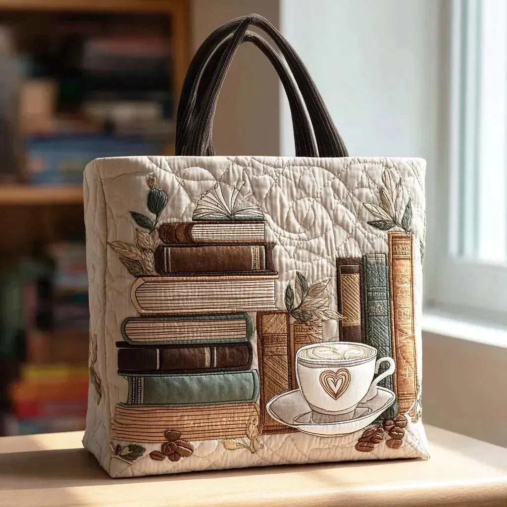 Coffee Chapter Artisan Quilted Bag