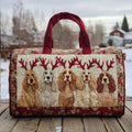 Bouncy Spaniel Quilted Duffle Bag