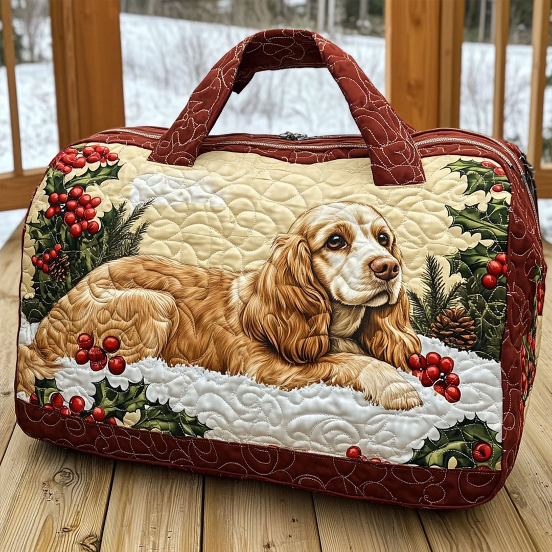 Classic Spaniel Quilted Duffle Bag