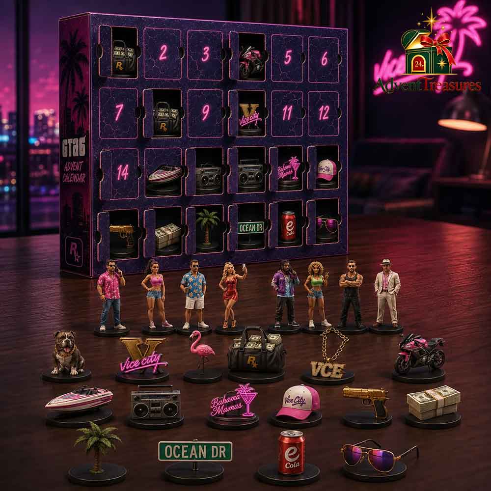 GTA 6 Advent Calendar – 24 Vice City Miniatures