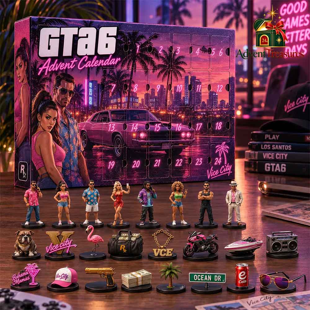 GTA 6 Advent Calendar – 24 Vice City Miniatures