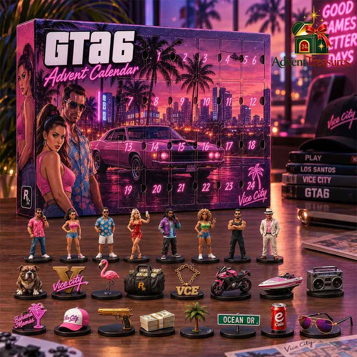 GTA 6 Advent Calendar – 24 Vice City Miniatures