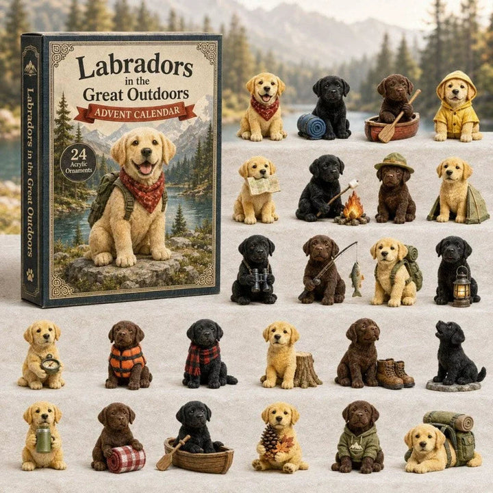 Labrador with Backpack Mountain & Forest Advent Calendar 2026
