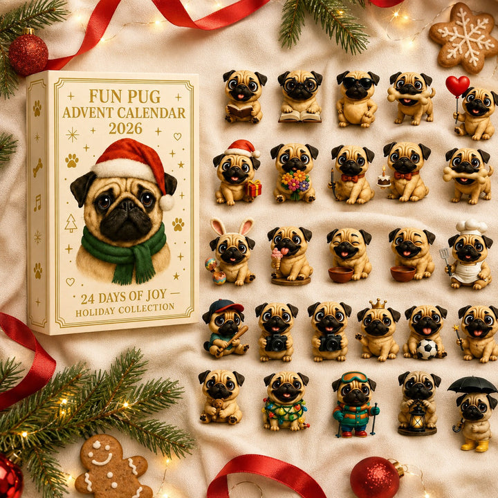 Pug Christmas Advent Calendar