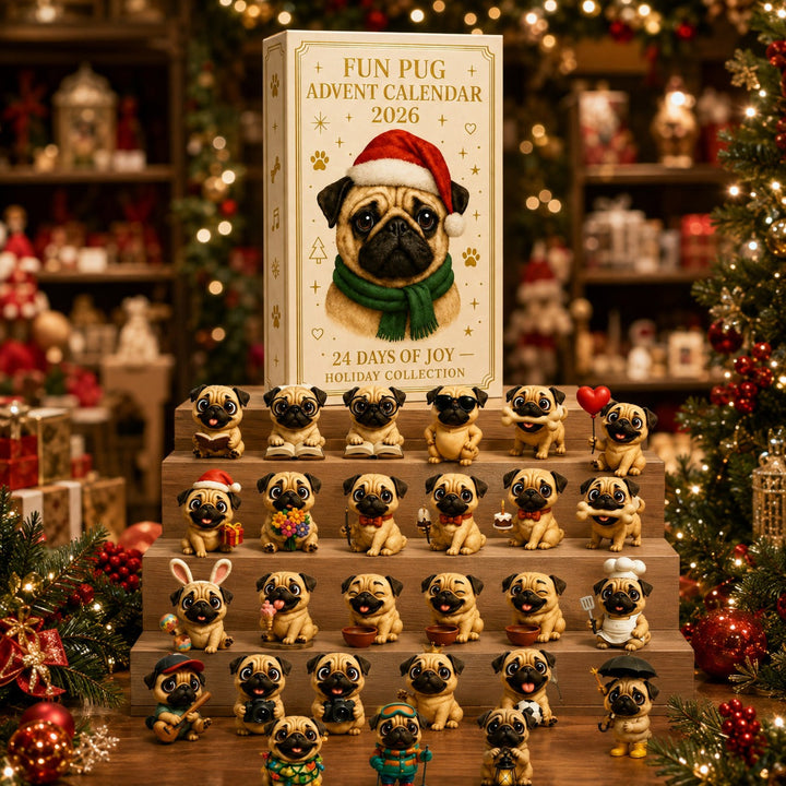 Pug Christmas Advent Calendar