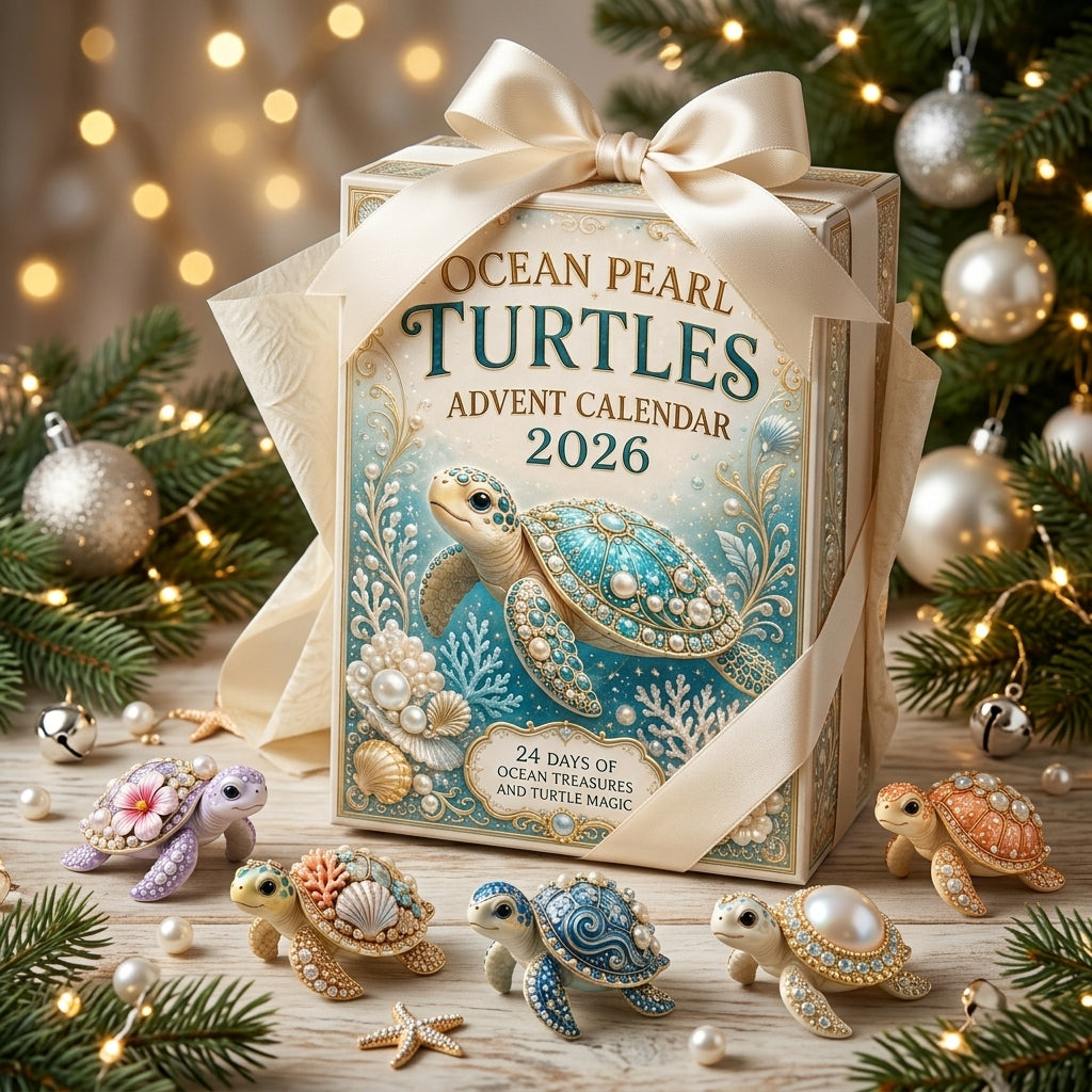 Turtle Ocean Pearls Advent Calendar 2026
