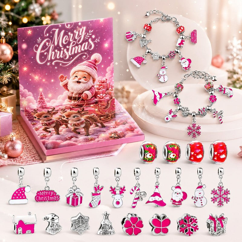 Christmas Bracelet Set Advent Calendar – 24 Compartments