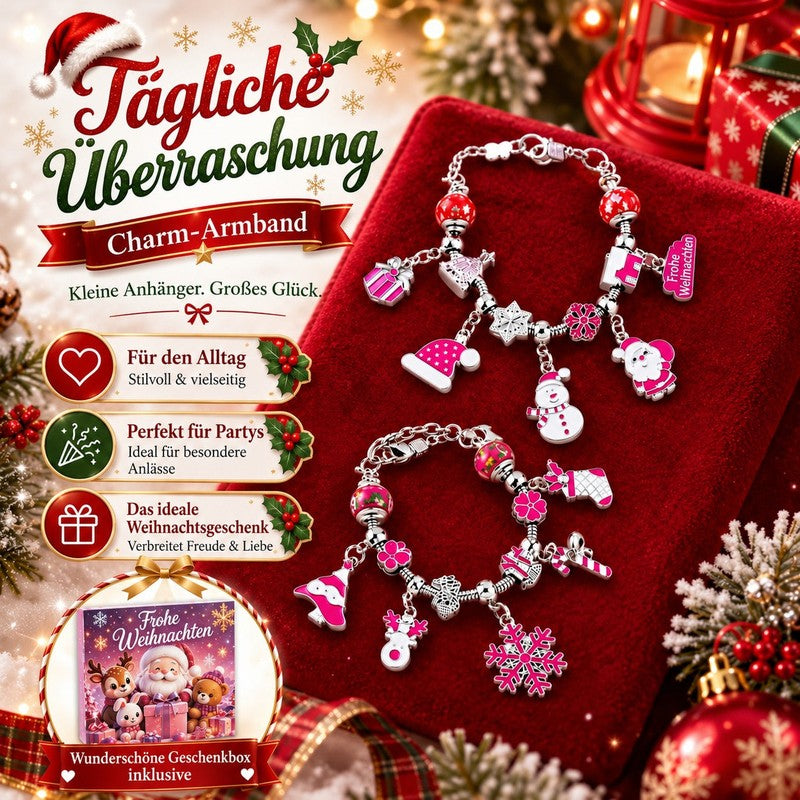 Christmas Bracelet Set Advent Calendar – 24 Compartments