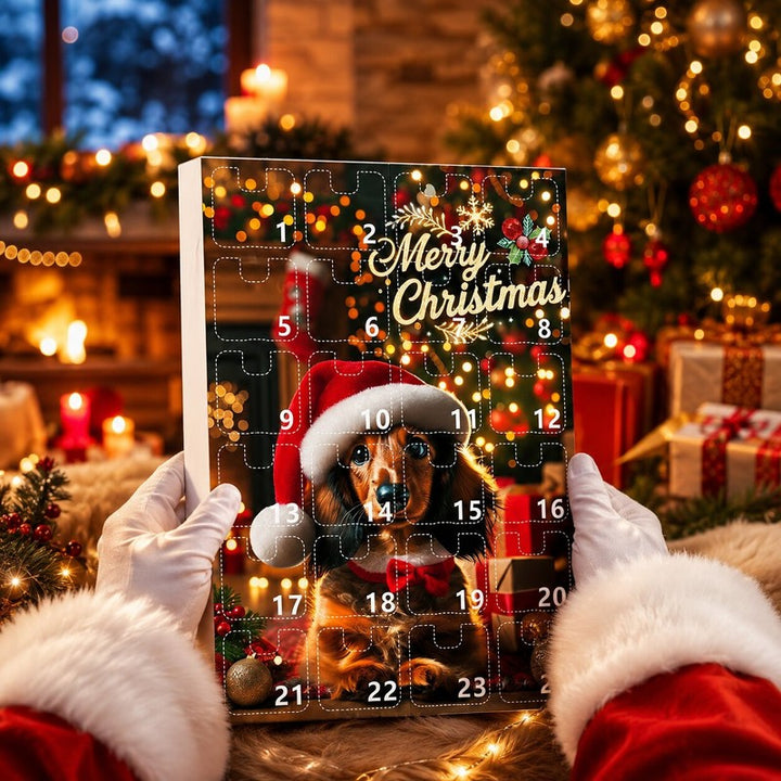 Dachshund Advent Calendar 2026 – 24 Ornaments