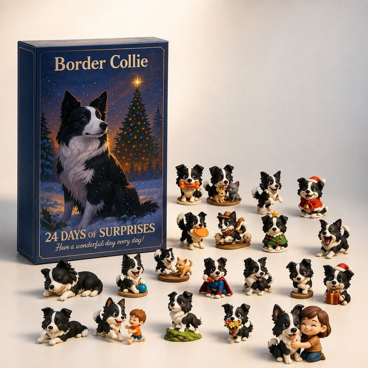Border Collie Advent Calendar 2026 – 24 Figurines