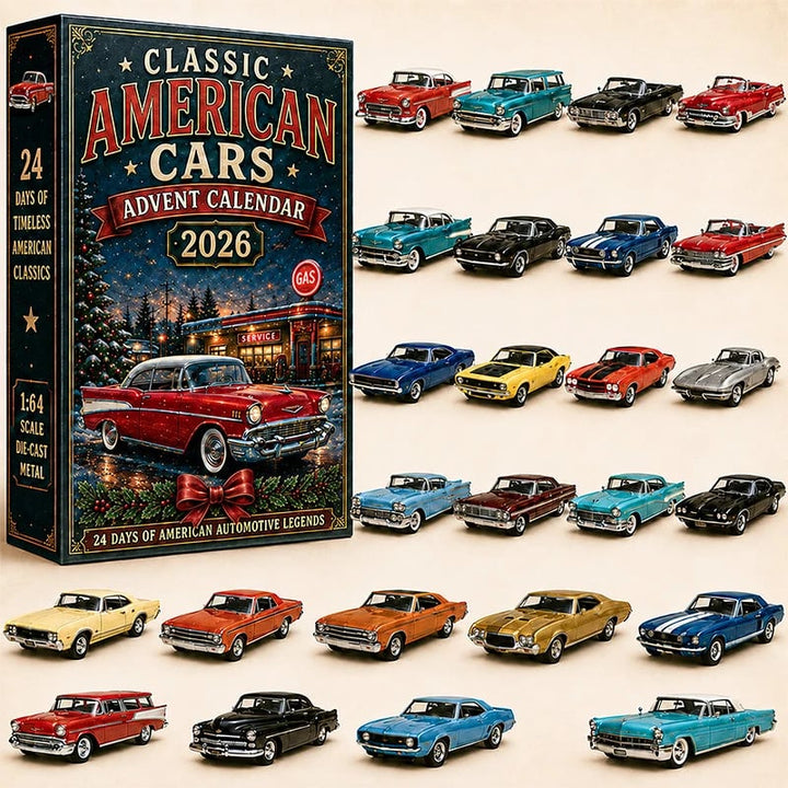 Classic American Cars Advent Calendar