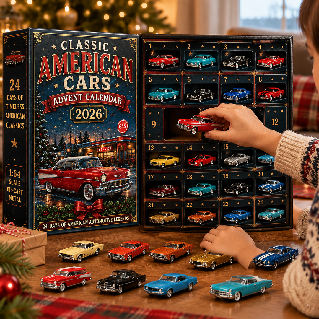 Classic American Cars Advent Calendar