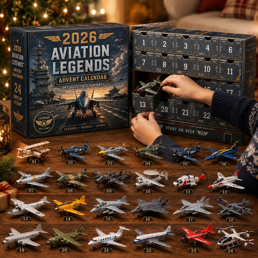 Aviation Legends Airplane Advent Calendar 24 Days 2026