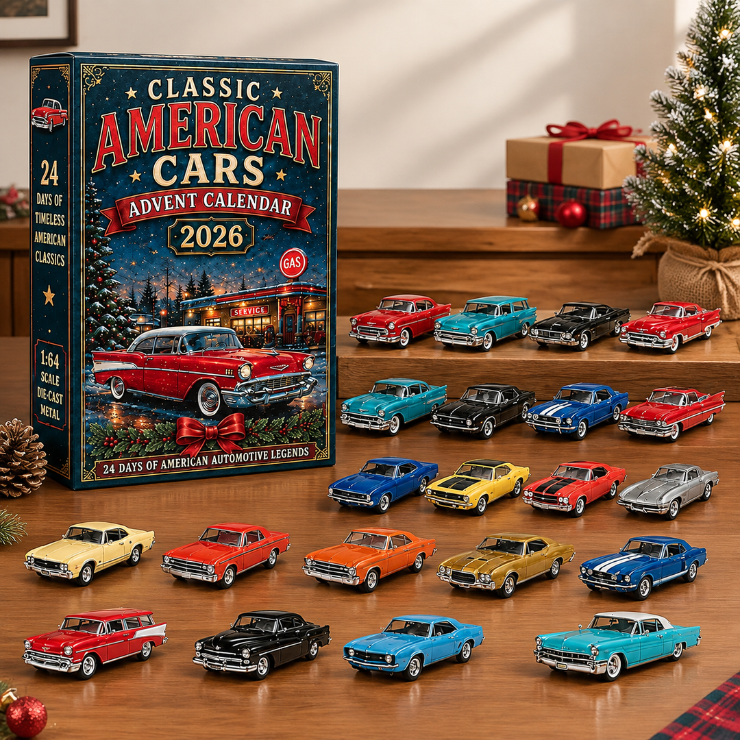 Classic American Cars Advent Calendar