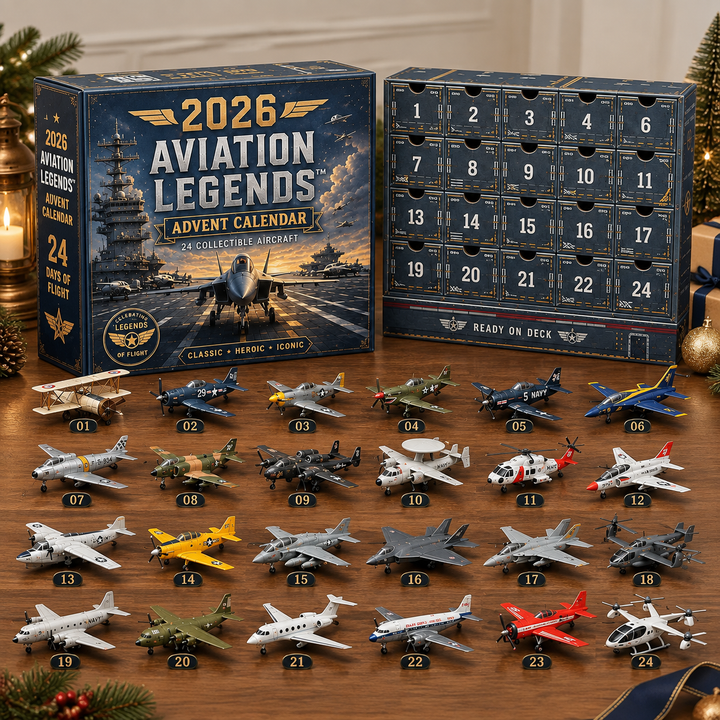 Aviation Legends Airplane Advent Calendar 24 Days 2026