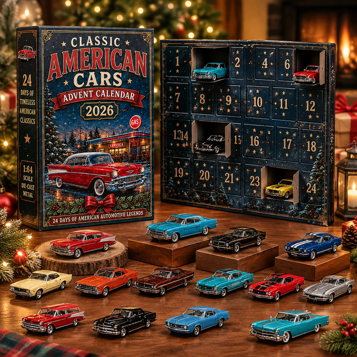 Classic American Cars Advent Calendar