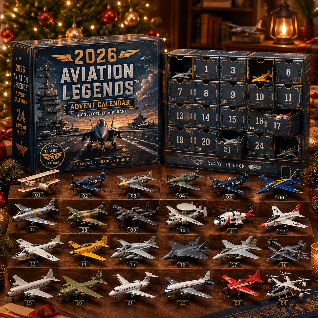 Aviation Legends Airplane Advent Calendar 24 Days 2026