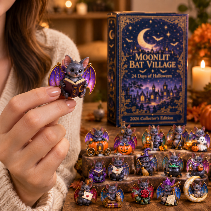 Halloween Bat Village by Moonlight Advent Calendar 2026