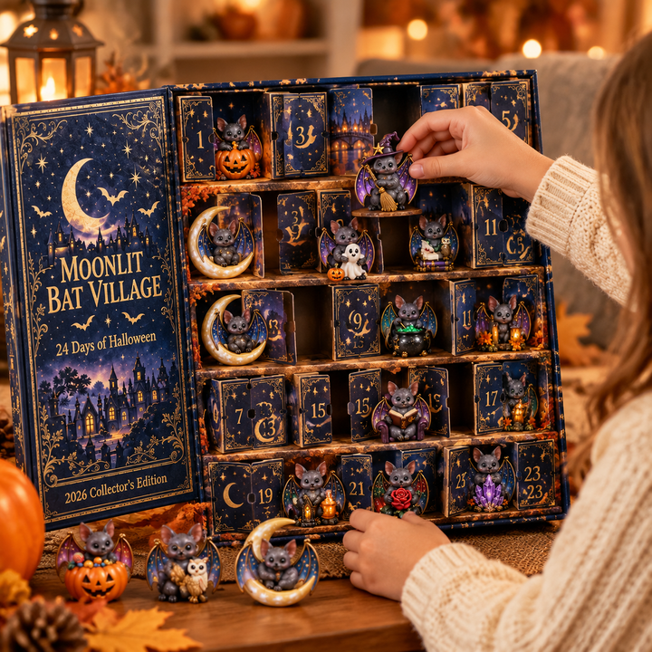 Halloween Bat Village by Moonlight Advent Calendar 2026