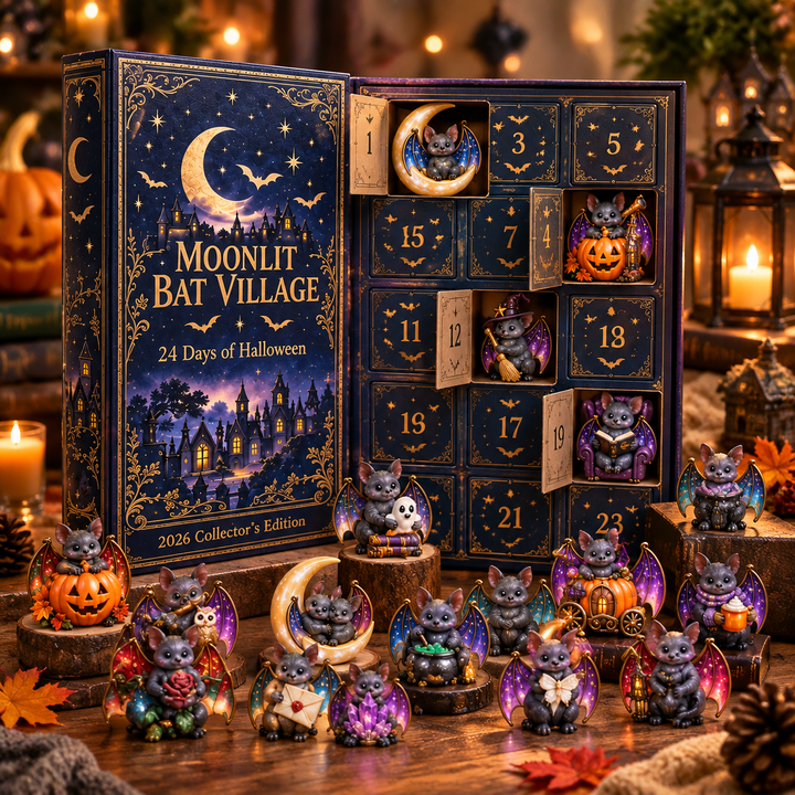 Halloween Bat Village by Moonlight Advent Calendar 2026