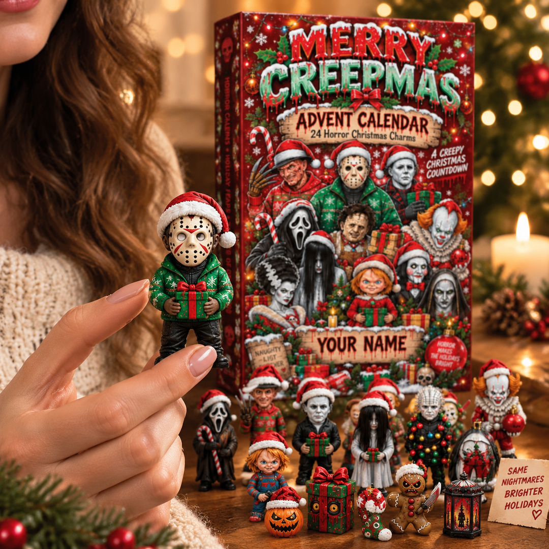 Customizable Horror Movie Characters & Christmas Advent Calendar