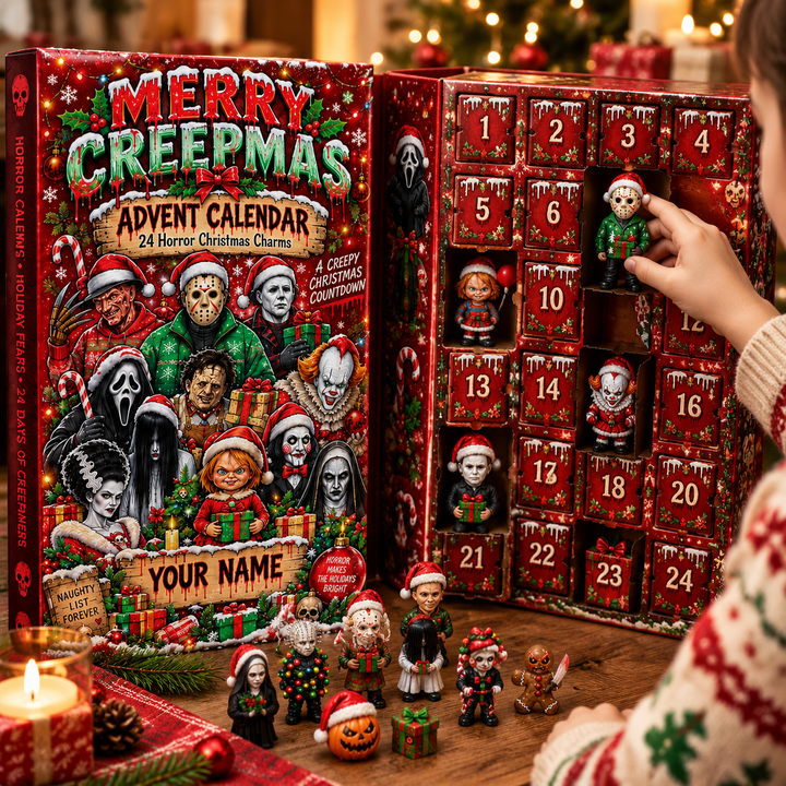 Customizable Horror Movie Characters & Christmas Advent Calendar