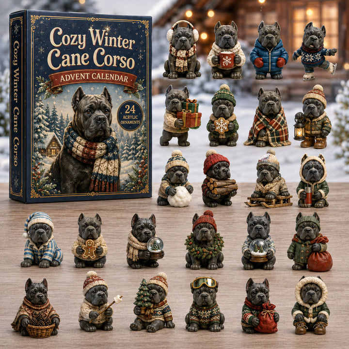 Cosy Winter Cane Corso Advent Calendar 2026