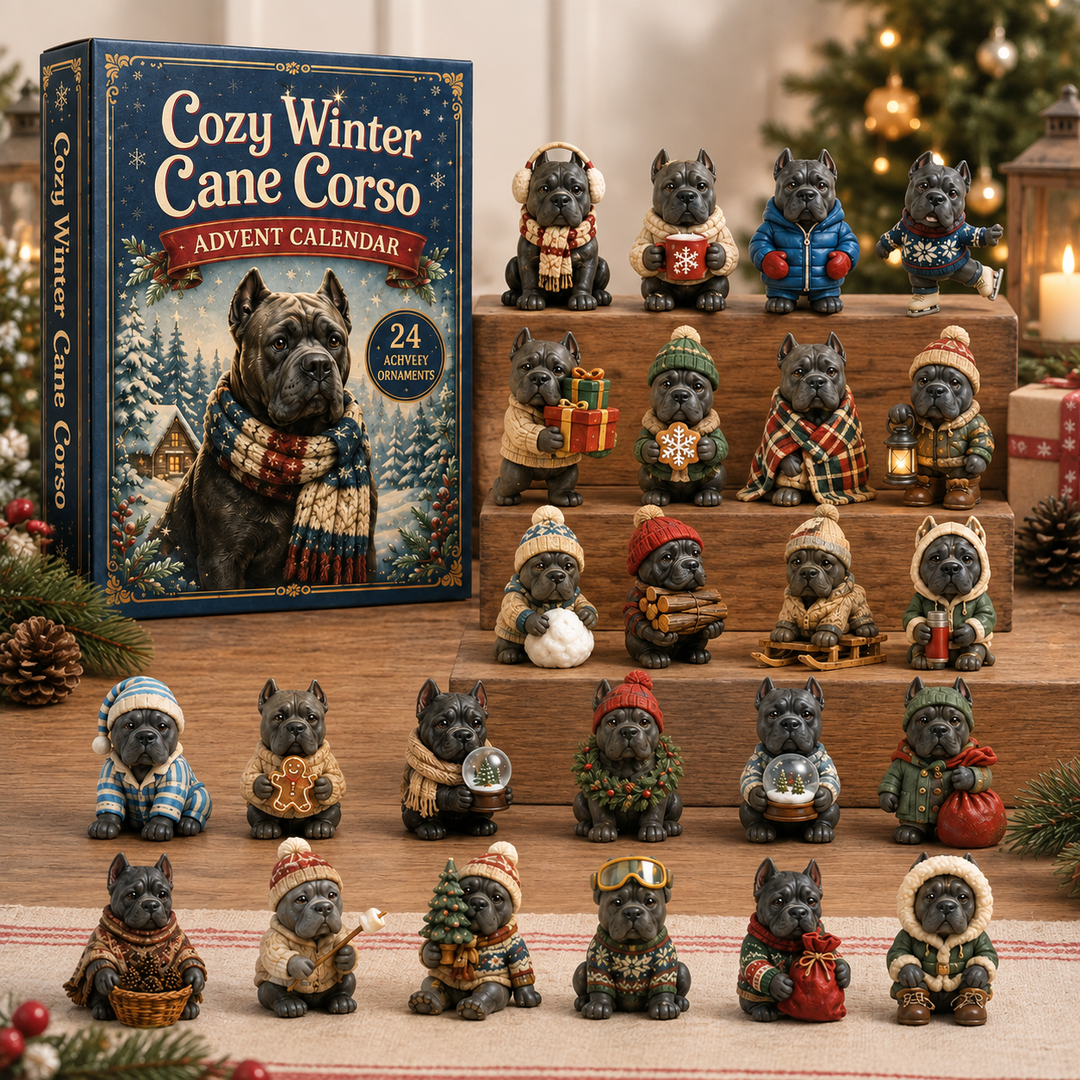 Cosy Winter Cane Corso Advent Calendar 2026