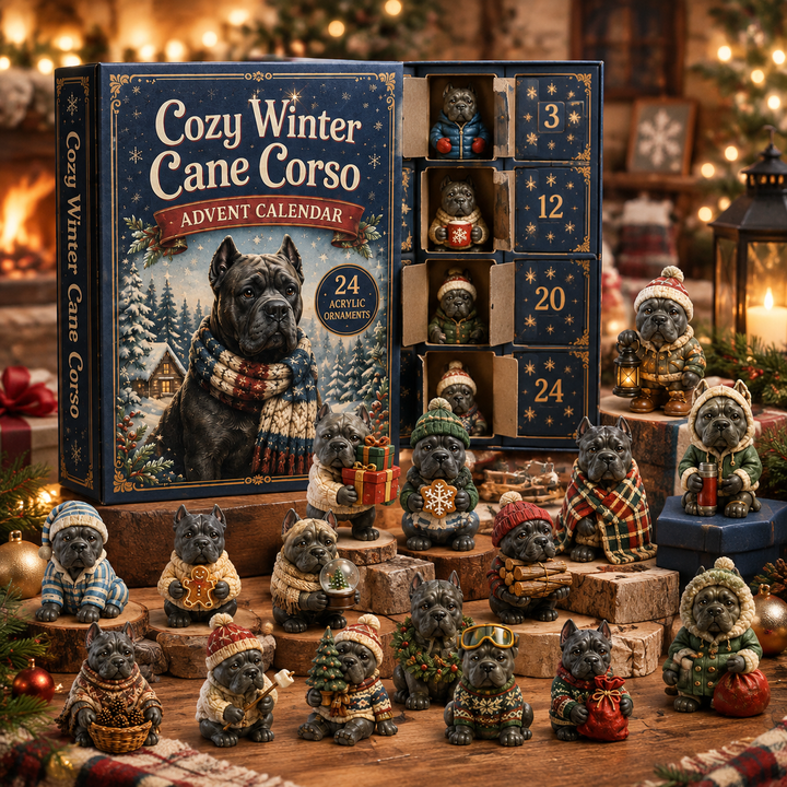 Cosy Winter Cane Corso Advent Calendar 2026