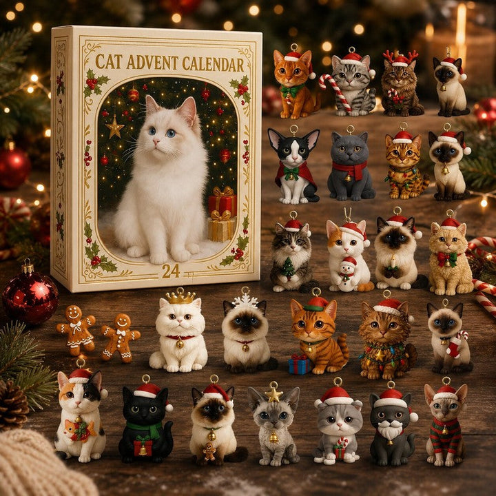 Cat Advent Calendar 2026 – 24 Ornaments