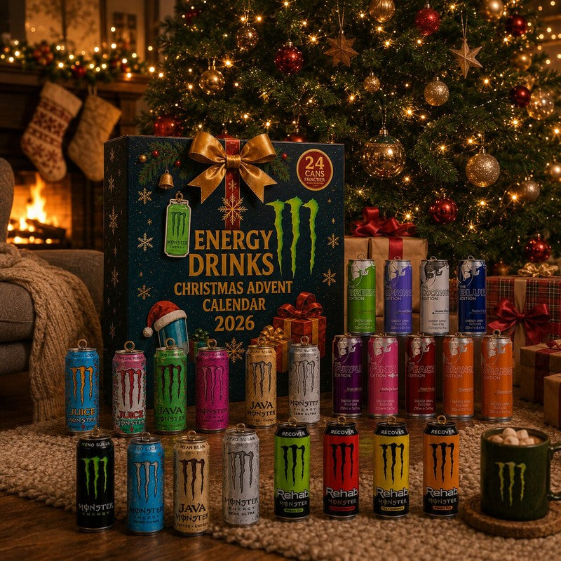 Energy Drink Advent Calendar – 24 Miniature Cans