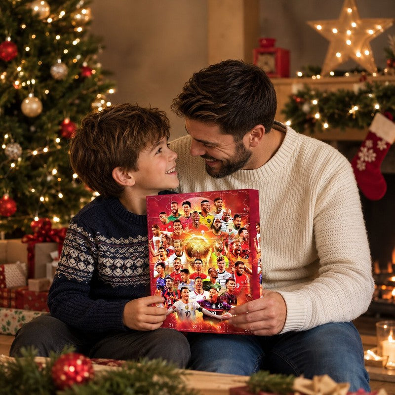 Soccer Advent Calendar – Box with 24 Doors