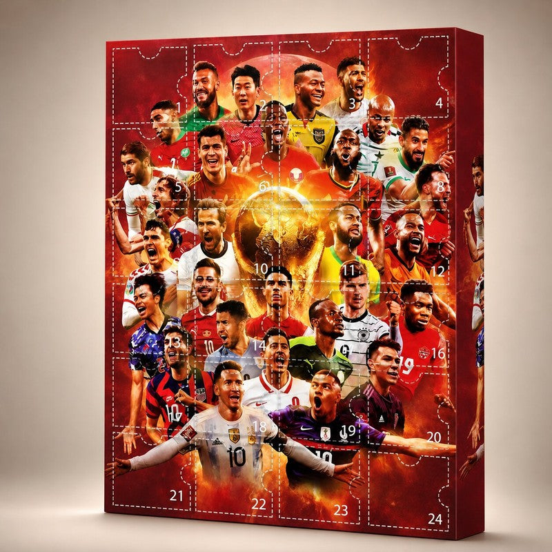 Soccer Advent Calendar – Box with 24 Doors