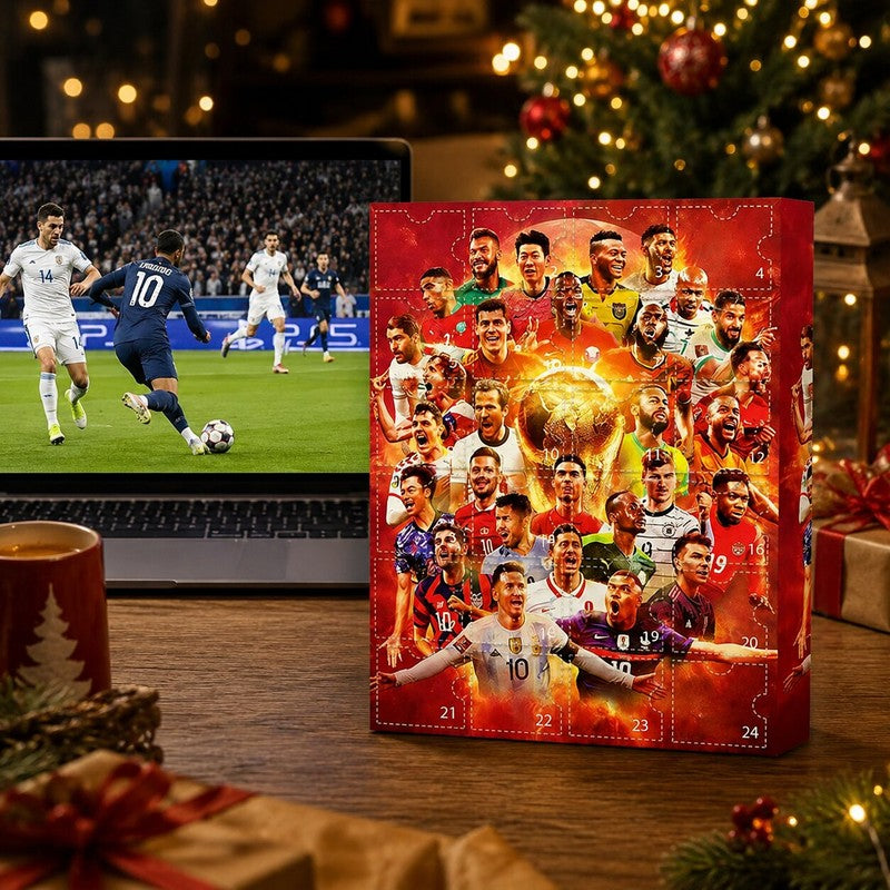 Soccer Advent Calendar – Box with 24 Doors
