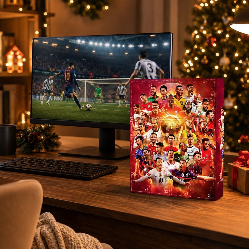 Soccer Advent Calendar – Box with 24 Doors